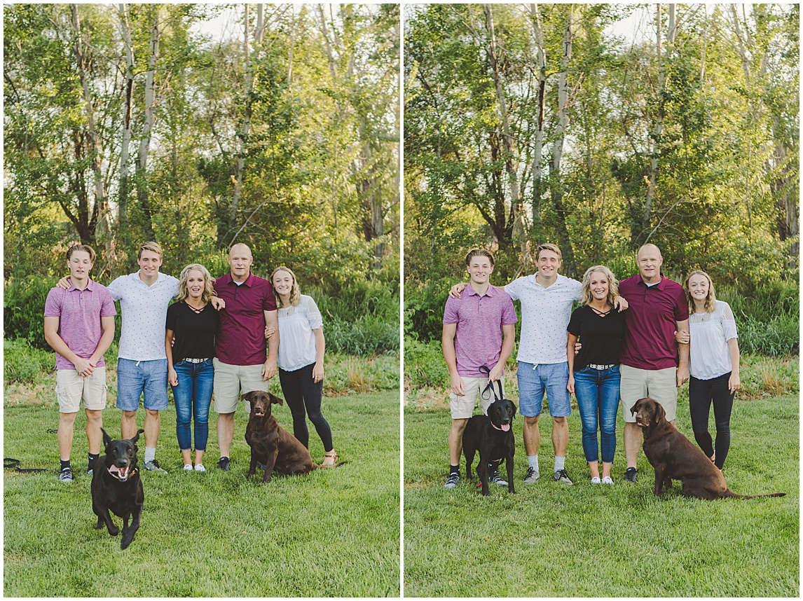  Their dogs came along for a few photos! haha I died laughing at the photo on the left! 
