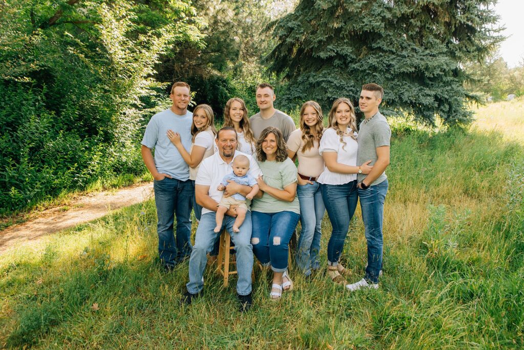 Boise Idaho Large Family Photographer