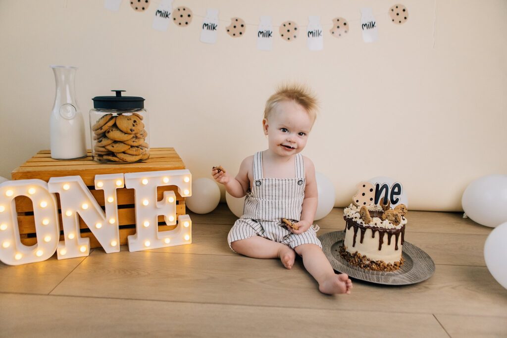 Boise Meridian Cake Smash Photographer