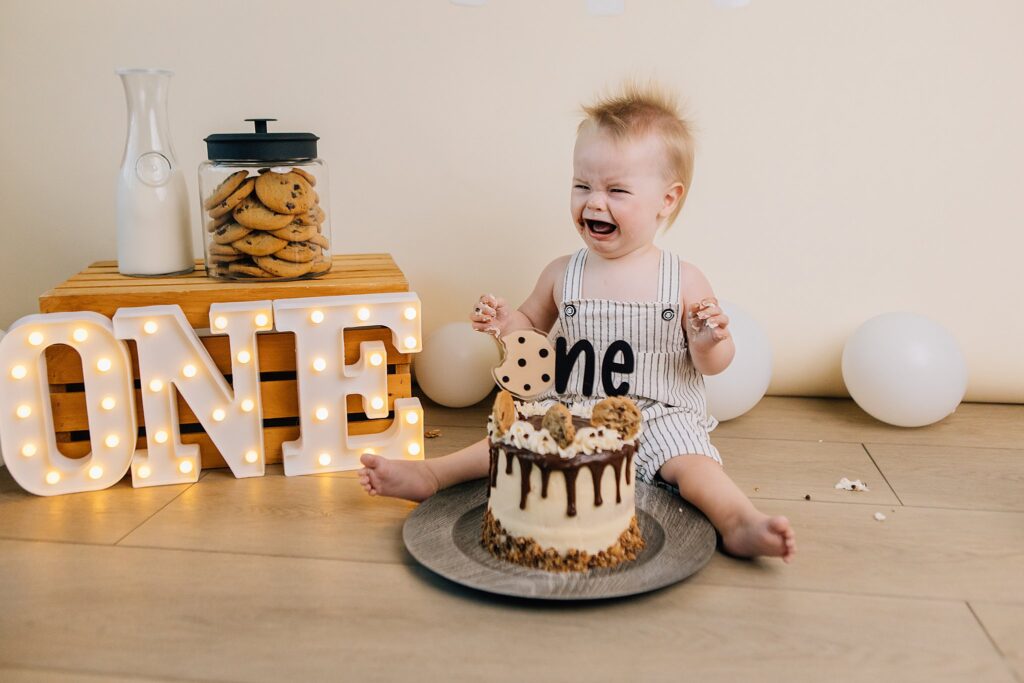 Boise Meridian Cake Smash Photographer